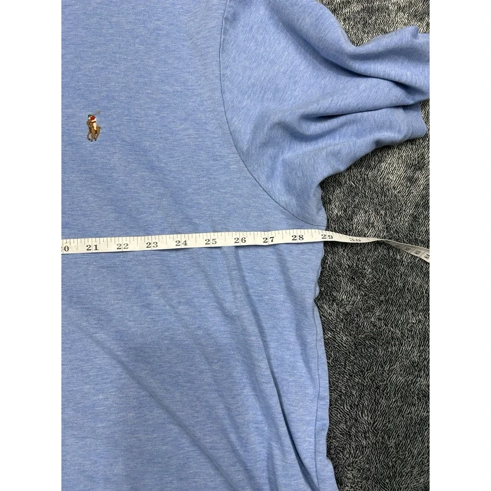Polo Ralph Lauren Men's 3XLT Blue Cotton Polo Shirt (E4)